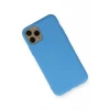 Newface Apple iPhone 11 Pro Kılıf Nano içi Kadife Silikon - Mavi