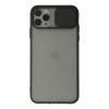 Newface Apple iPhone 11 Pro Kılıf Palm Buzlu Kamera Sürgülü Silikon - Siyah