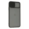 Newface Apple iPhone 11 Pro Kılıf Palm Buzlu Kamera Sürgülü Silikon - Siyah