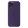 Newface Apple iPhone 11 Pro Kılıf PP Ultra İnce Kapak - Mor