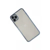 Newface Apple iPhone 11 Pro Kılıf Razer Lensli Silikon - Açık Mavi
