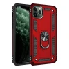 Newface Apple iPhone 11 Pro Kılıf Sofya Yüzüklü Silikon Kapak - Kırmızı
