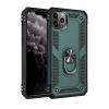 Newface Apple iPhone 11 Pro Kılıf Sofya Yüzüklü Silikon Kapak - Yeşil