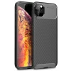 Newface Apple iPhone 11 Pro Max Kılıf Auto Focus Karbon Kapak - Siyah