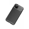 Newface Apple iPhone 11 Pro Max Kılıf Auto Focus Karbon Kapak - Siyah