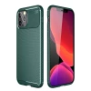 Newface Apple iPhone 11 Pro Max Kılıf Auto Focus Karbon Kapak - Yeşil