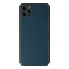 Newface Apple iPhone 11 Pro Max Kılıf Coco Deri Silikon Kapak - Mavi