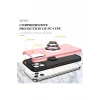 Newface Apple iPhone 11 Pro Max Kılıf Elit Yüzüklü Kapak - Pembe