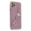 Newface Apple iPhone 11 Pro Max Kılıf Esila Silikon - Mor