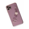 Newface Apple iPhone 11 Pro Max Kılıf Esila Silikon - Mor