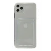 Newface Apple iPhone 11 Pro Max Kılıf Kart Şeffaf Silikon - Şeffaf