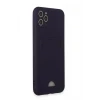 Newface Apple iPhone 11 Pro Max Kılıf Kelvin Kartvizitli Silikon - Derin Mor