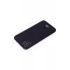 Newface Apple iPhone 11 Pro Max Kılıf Kelvin Kartvizitli Silikon - Derin Mor