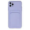 Newface Apple iPhone 11 Pro Max Kılıf Kelvin Kartvizitli Silikon - Lila