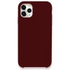 Newface Apple iPhone 11 Pro Max Kılıf Lansman Legant Silikon - Bordo