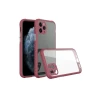 Newface Apple iPhone 11 Pro Max Kılıf Miami Şeffaf Silikon - Fuşya