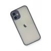 Newface Apple iPhone 11 Pro Max Kılıf Montreal Silikon Kapak - Gri