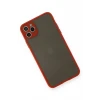 Newface Apple iPhone 11 Pro Max Kılıf Montreal Silikon Kapak - Kırmızı