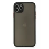 Newface Apple iPhone 11 Pro Max Kılıf Montreal Silikon Kapak - Siyah