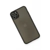 Newface Apple iPhone 11 Pro Max Kılıf Montreal Silikon Kapak - Siyah