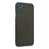 Newface Apple iPhone 11 Pro Max Kılıf Montreal Silikon Kapak - Yeşil