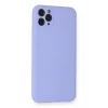 Newface Apple iPhone 11 Pro Max Kılıf Nano içi Kadife Silikon - Lila