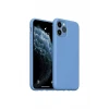 Newface Apple iPhone 11 Pro Max Kılıf Nano içi Kadife Silikon - Mavi