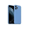 Newface Apple iPhone 11 Pro Max Kılıf Nano içi Kadife Silikon - Mavi