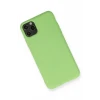 Newface Apple iPhone 11 Pro Max Kılıf Nano içi Kadife Silikon - Yeşil