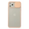 Newface Apple iPhone 11 Pro Max Kılıf Palm Buzlu Kamera Sürgülü Silikon - Pembe