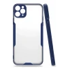 Newface Apple iPhone 11 Pro Max Kılıf Platin Silikon - Lacivert