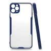 Newface Apple iPhone 11 Pro Max Kılıf Platin Silikon - Lacivert