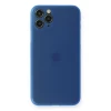 Newface Apple iPhone 11 Pro Max Kılıf PP Ultra İnce Kapak - Mavi