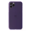 Newface Apple iPhone 11 Pro Max Kılıf PP Ultra İnce Kapak - Mor