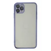Newface Apple iPhone 11 Pro Max Kılıf Razer Lensli Silikon - Mor