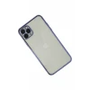 Newface Apple iPhone 11 Pro Max Kılıf Razer Lensli Silikon - Mor