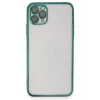Newface Apple iPhone 11 Pro Max Kılıf Razer Lensli Silikon - Yeşil