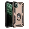 Newface Apple iPhone 11 Pro Max Kılıf Sofya Yüzüklü Silikon Kapak - Gold