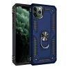 Newface Apple iPhone 11 Pro Max Kılıf Sofya Yüzüklü Silikon Kapak - Lacivert