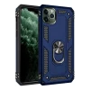 Newface Apple iPhone 11 Pro Max Kılıf Sofya Yüzüklü Silikon Kapak - Lacivert