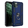 Newface Apple iPhone 11 Pro Max Kılıf Sofya Yüzüklü Silikon Kapak - Lacivert