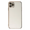 Newface Apple iPhone 11 Pro Max Kılıf Volet Silikon - Beyaz