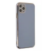 Newface Apple iPhone 11 Pro Max Kılıf Volet Silikon - Mavi