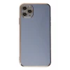 Newface Apple iPhone 11 Pro Max Kılıf Volet Silikon - Mavi