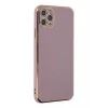 Newface Apple iPhone 11 Pro Max Kılıf Volet Silikon - Mor