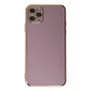 Newface Apple iPhone 11 Pro Max Kılıf Volet Silikon - Mor