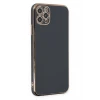 Newface Apple iPhone 11 Pro Max Kılıf Volet Silikon - Siyah