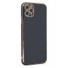 Newface Apple iPhone 11 Pro Max Kılıf Volet Silikon - Siyah