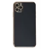 Newface Apple iPhone 11 Pro Max Kılıf Volet Silikon - Siyah