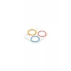 Newface Apple iPhone 11 Pro Max Renkli Kamera Lens Koruma Cam - Pembe-Mavi